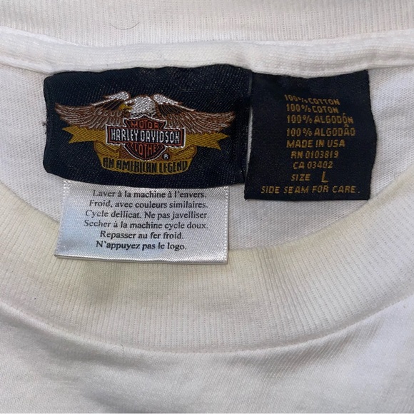 Harley Davidson cut off muscle shirt 2003 sz large - Picture 4 of 4